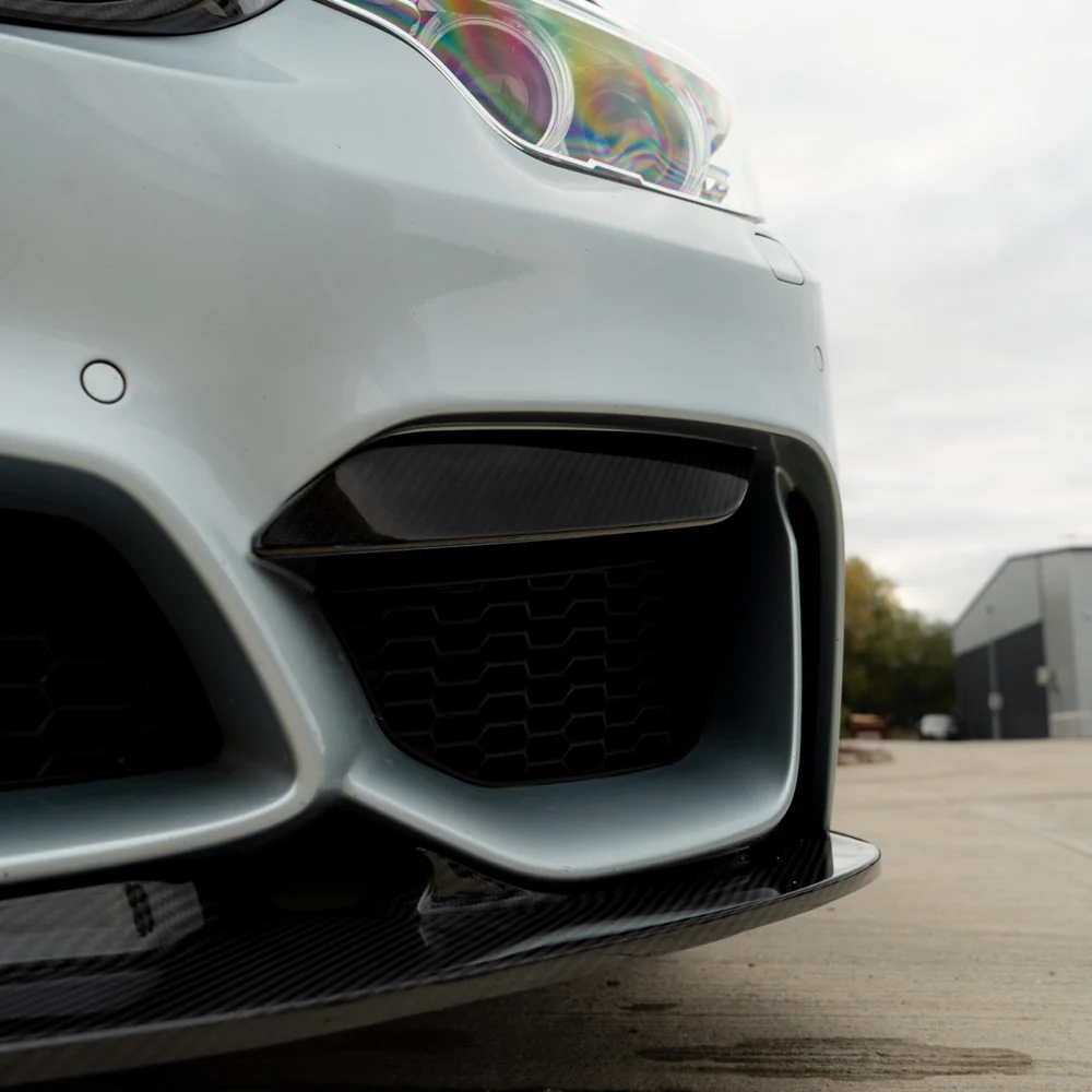 BMW M3/M4 (F80 F82 F83) UPPER FRONT CARBON FIBRE CANARDS - Image 16