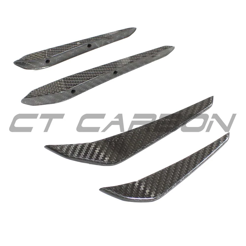BMW M3/M4 (G80 G81 G82 G83) 2021+ CARBON FIBRE FRONT BUMPER CANARDS - Image 5