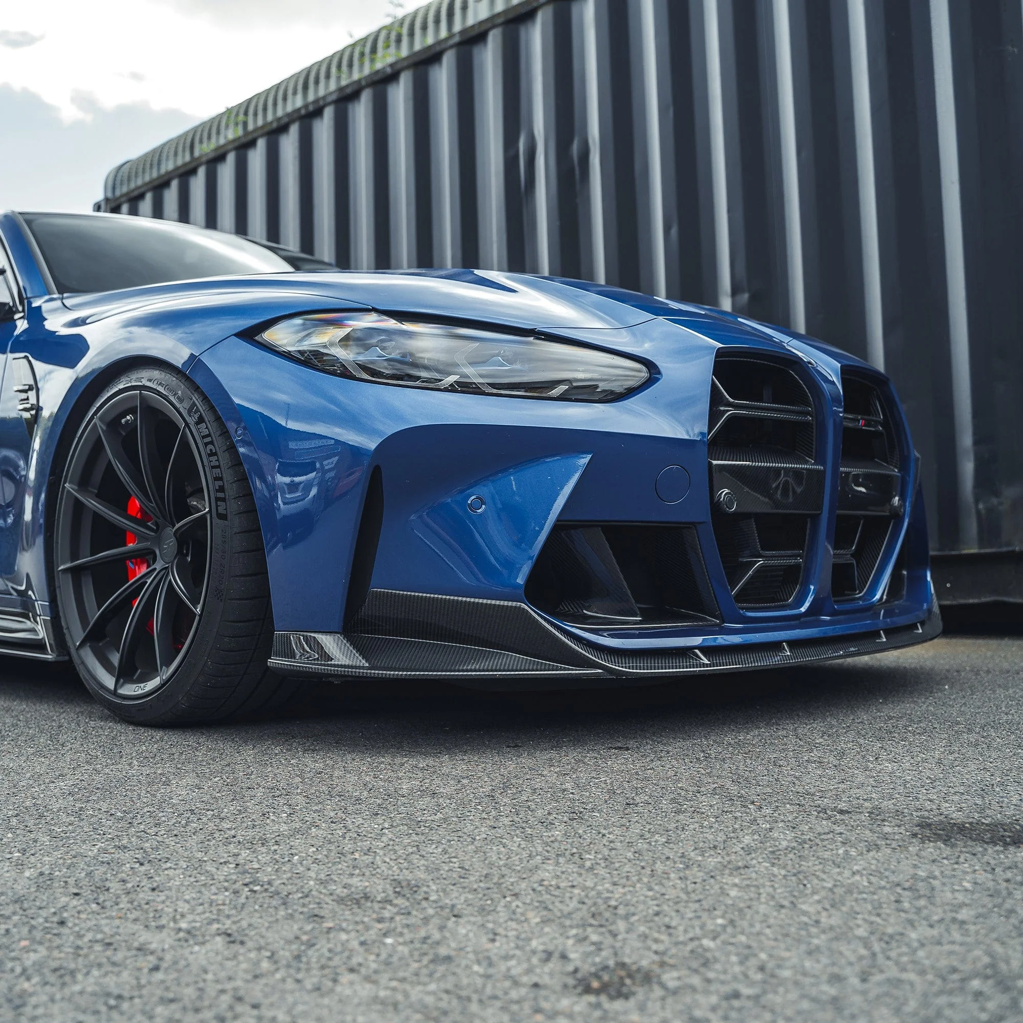 BMW M3/M4 G80/G81/G82/G83 CARBON FIBRE SPLITTER - V2 - CT DESIGN - Image 7