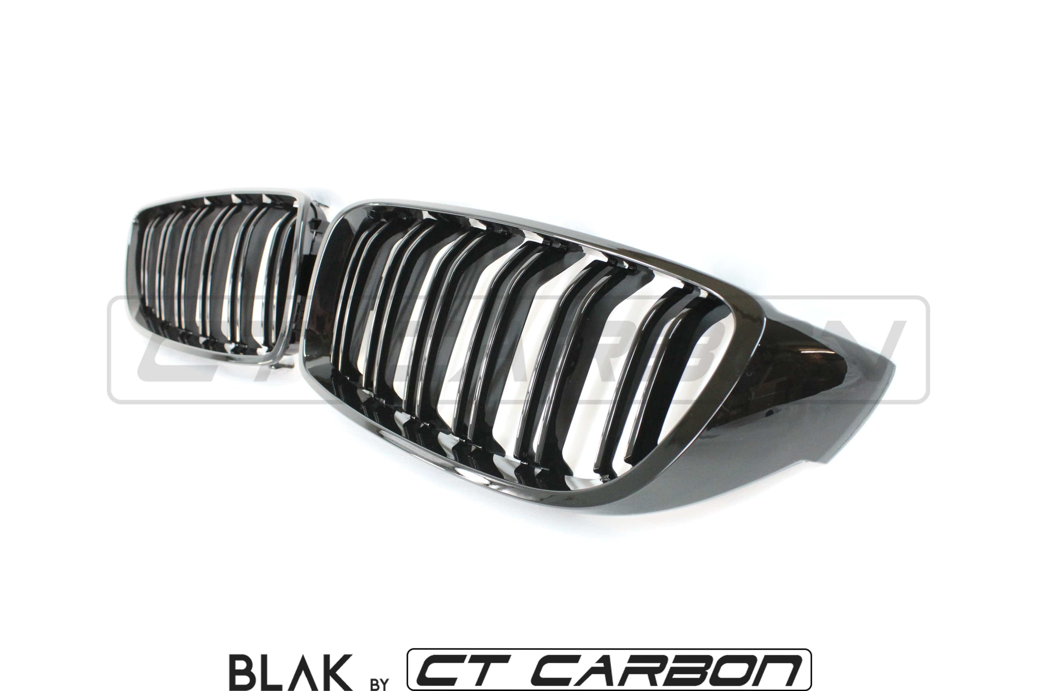 BMW M4 F82 / F83 & F32/F33/F36 4 SERIES DOUBLE SLAT BLACK GRILLES - Image 10