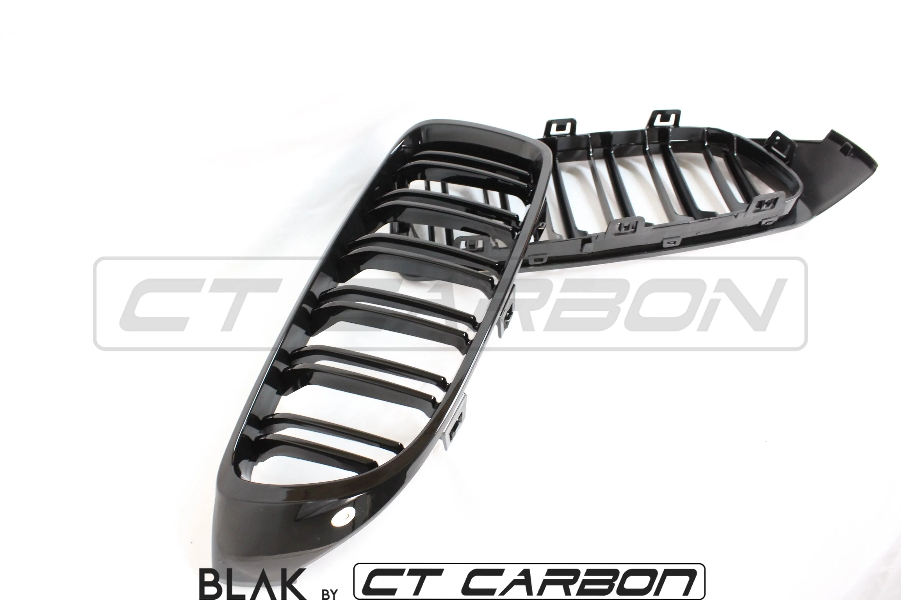 BMW M4 F82 / F83 & F32/F33/F36 4 SERIES DOUBLE SLAT BLACK GRILLES - Image 14