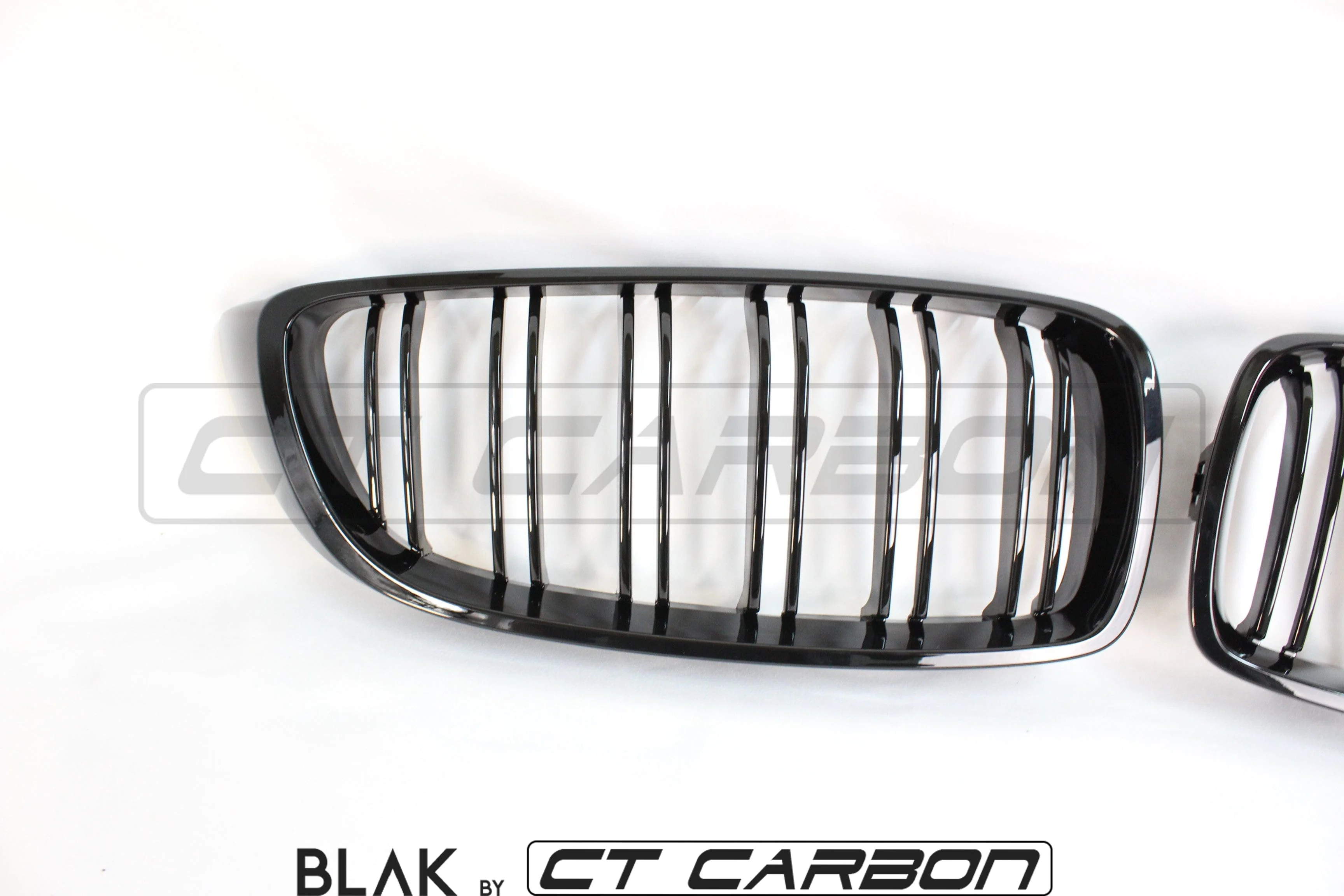 BMW M4 F82 / F83 & F32/F33/F36 4 SERIES DOUBLE SLAT BLACK GRILLES - Image 9