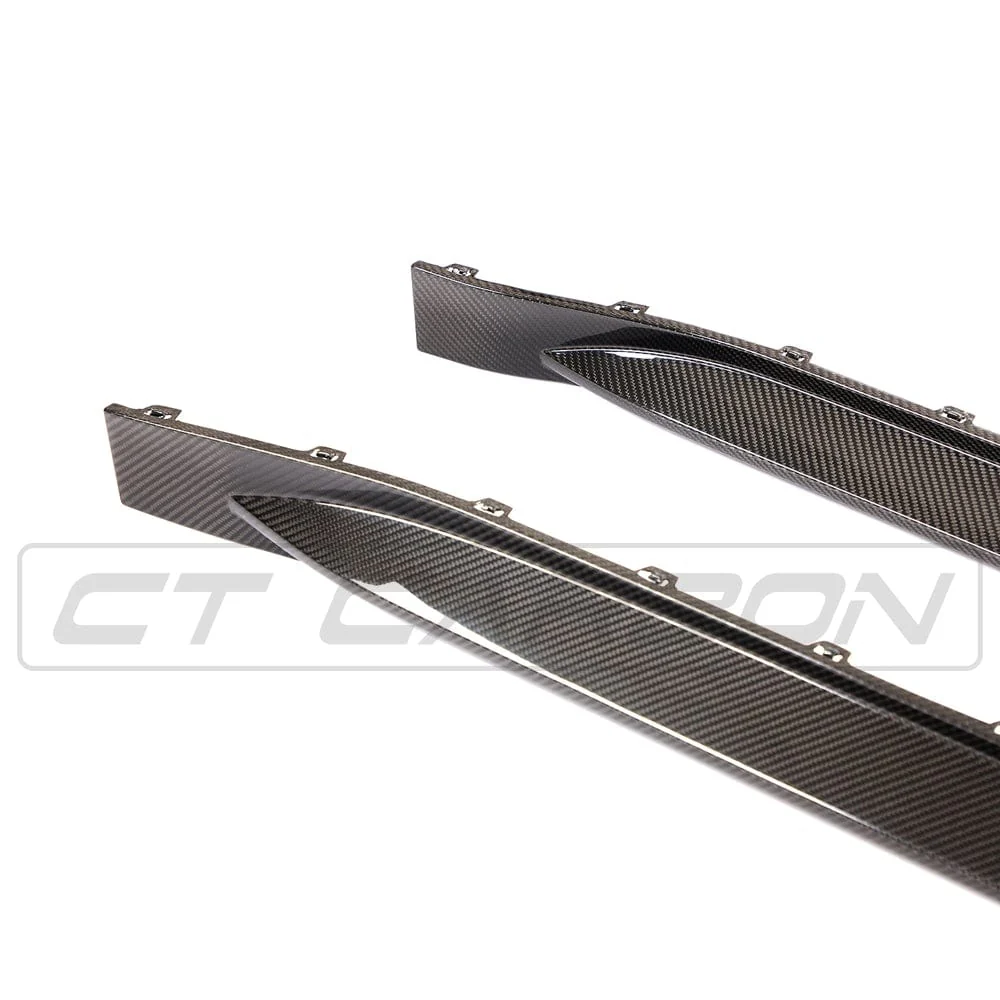 BMW M4 G82/G83 CARBON FIBRE SIDE SKIRT REPLACEMENT & EXTENSION - CT DESIGN - Image 5