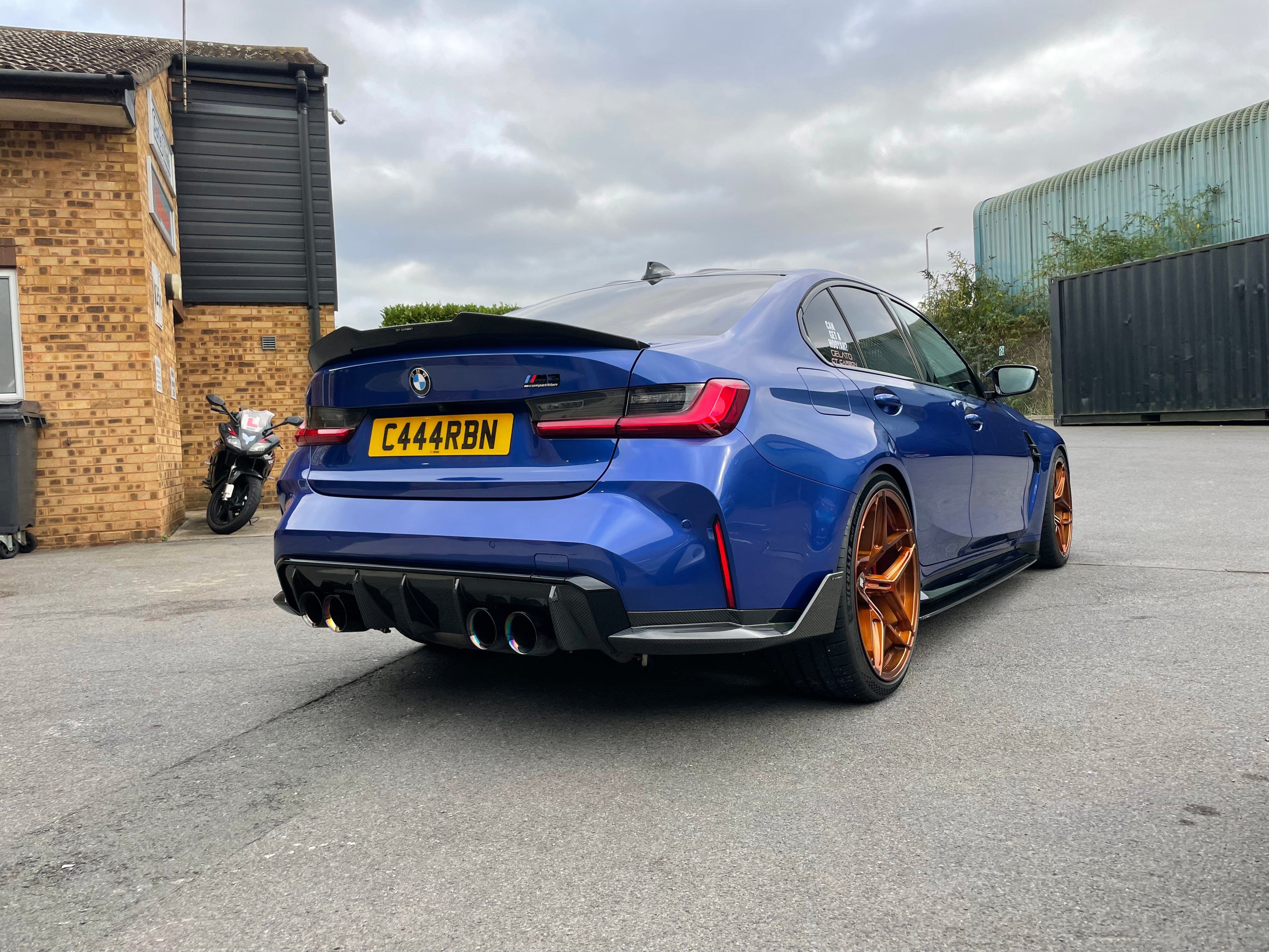 BMW M4 G82/G83 CARBON FIBRE REAR BUMPER CORNERS - V1 - Image 11