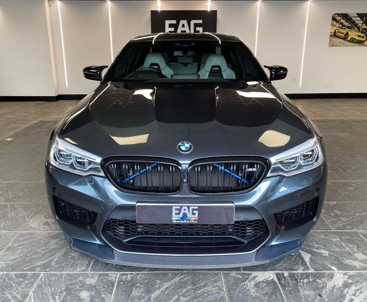 BMW M5 F90 2017-2020 PRE LCI CARBON FIBRE SPLITTER - V7 - Image 3