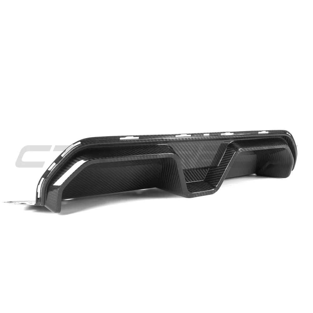 BMW M5 F90 2018-2024 PRE PREG CARBON FIBRE DIFFUSER - V3 - Image 4