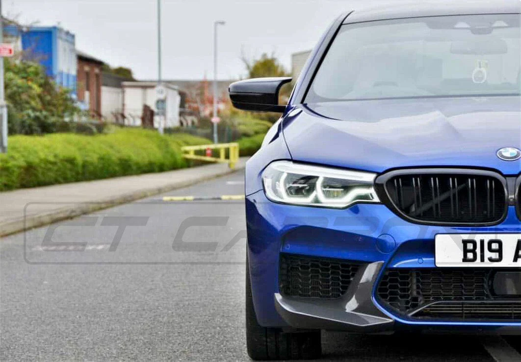 BMW M5 F90 PRE LCI 2017-2020 CARBON FIBRE SPLITTER CORNERS - Image 3