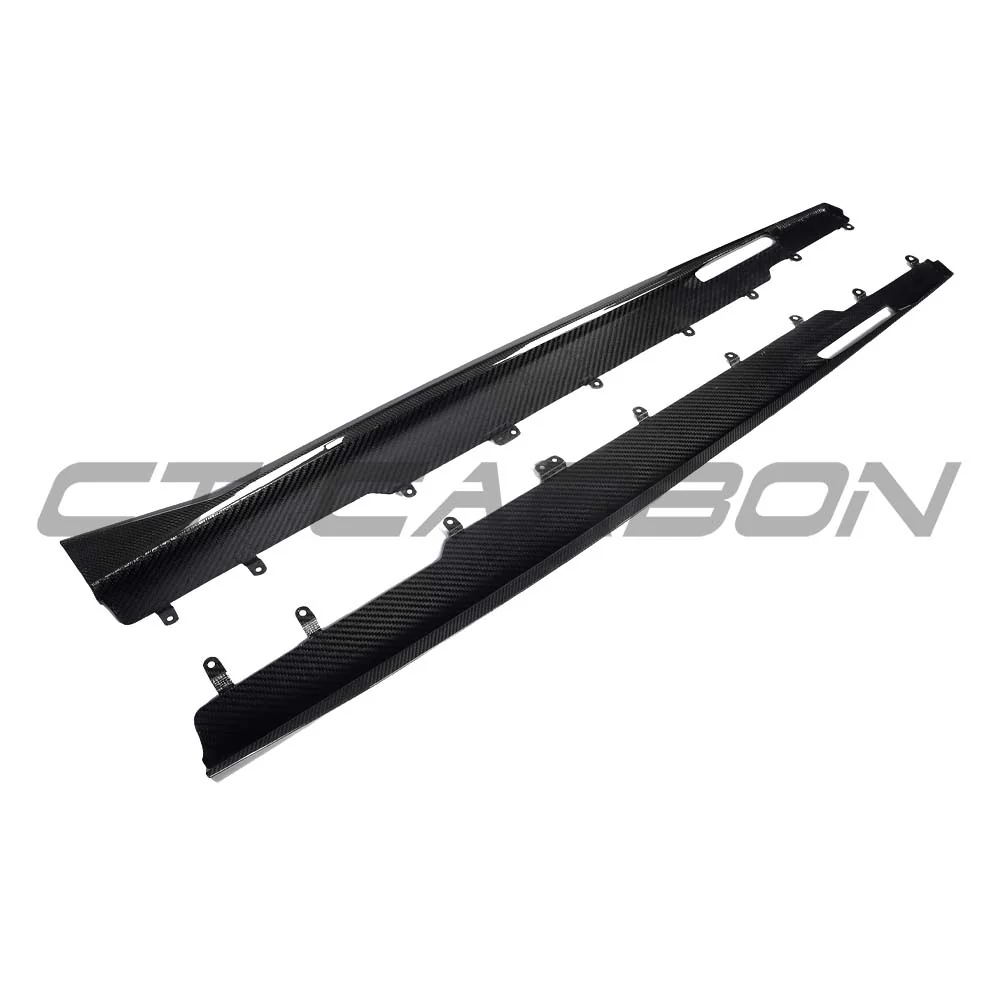 BMW X5/X5M & X6/X6M 2020+ CARBON FIBRE SIDE SKIRTS - Image 3