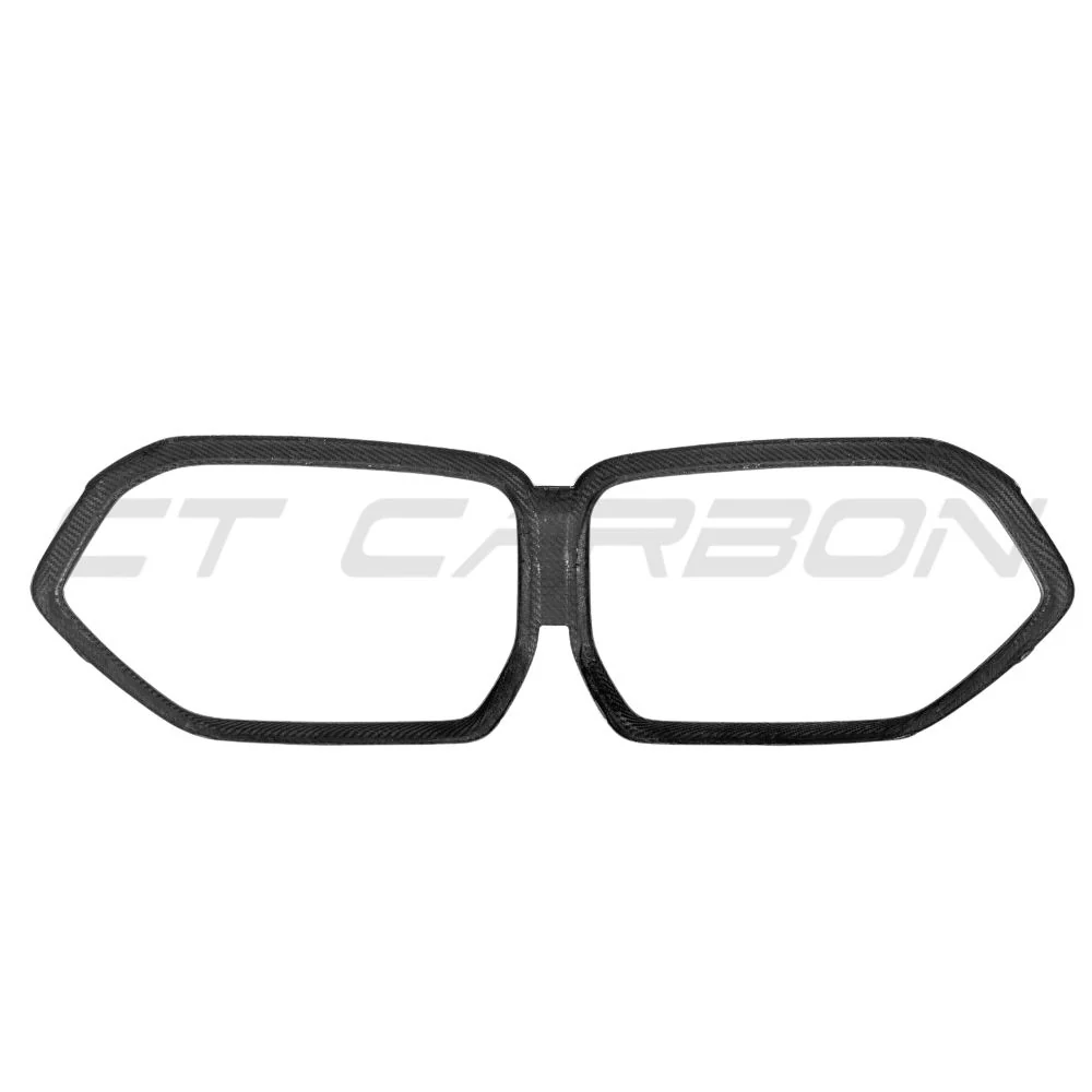 BMW X5M F95 & X6M F96 2023+ LCI OEM  STYLE PRE PREG CARBON FIBRE GRILLE FRAME - Image 3