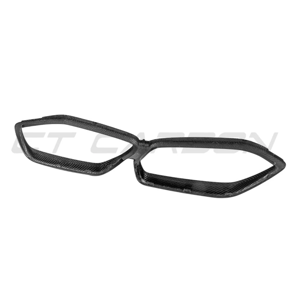 BMW X5M F95 & X6M F96 2023+ LCI OEM  STYLE PRE PREG CARBON FIBRE GRILLE FRAME - Image 5
