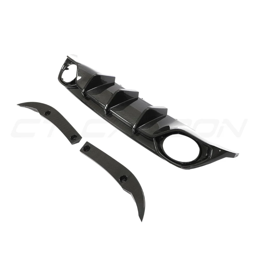 AUDI RS3 8Y 2022-2024 SALOON CARBON FIBRE DIFFUSER V1 - CT DESIGN - Image 9
