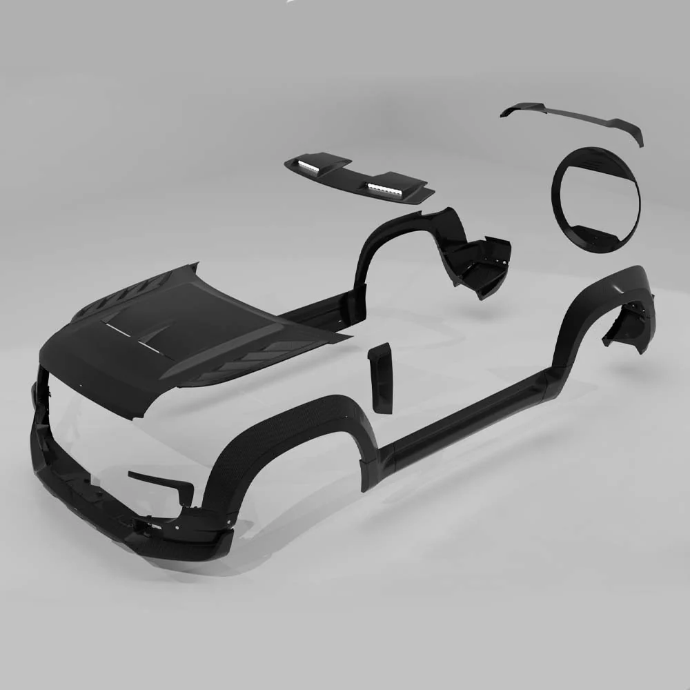 DEFENDER 90 L663 2020+ CARBON FIBRE ULTIMATE KIT - CT DESIGN - Image 28