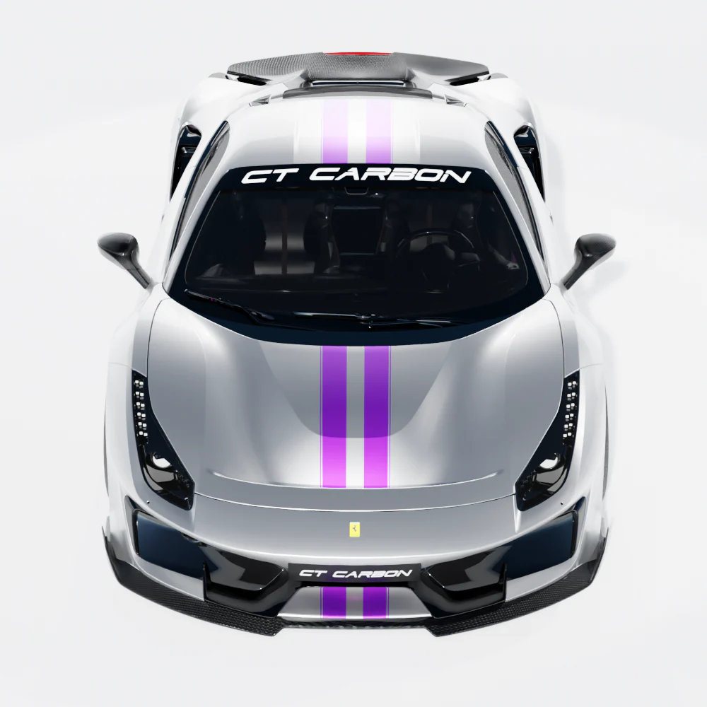 FERRARI 488 PISTA CARBON FIBRE KIT - CT DESIGN - Image 12