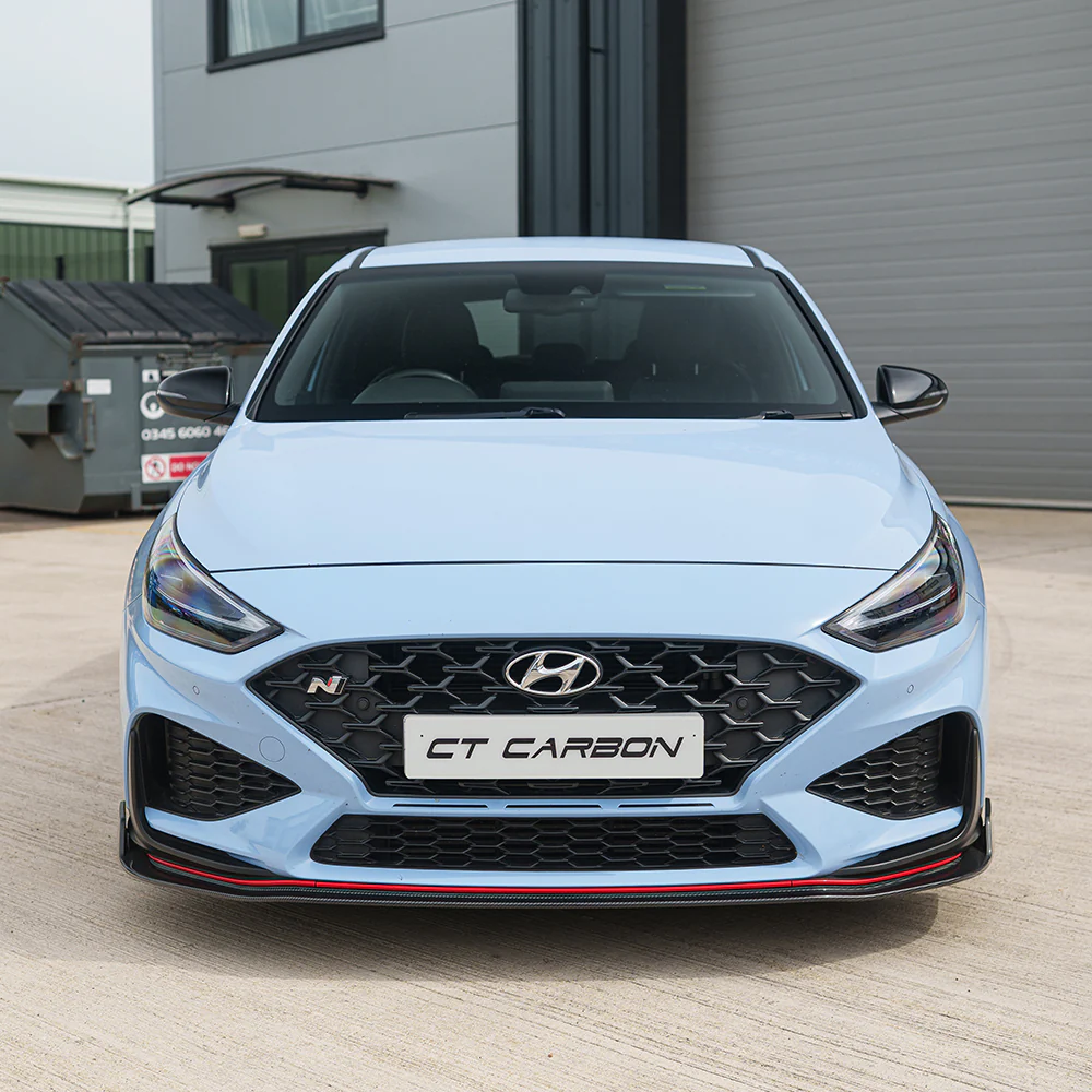 HYUNDAI i30N FRONT CARBON FIBRE SPLITTER (FACELIFT) - CT DESIGN - Image 4