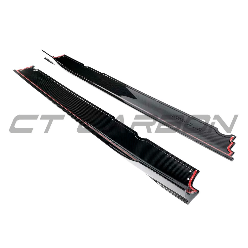 LAMBORGHINI HURACAN EVO 2019-2023 CARBON FIBRE SIDE SKIRTS - CT DESIGN - Image 15