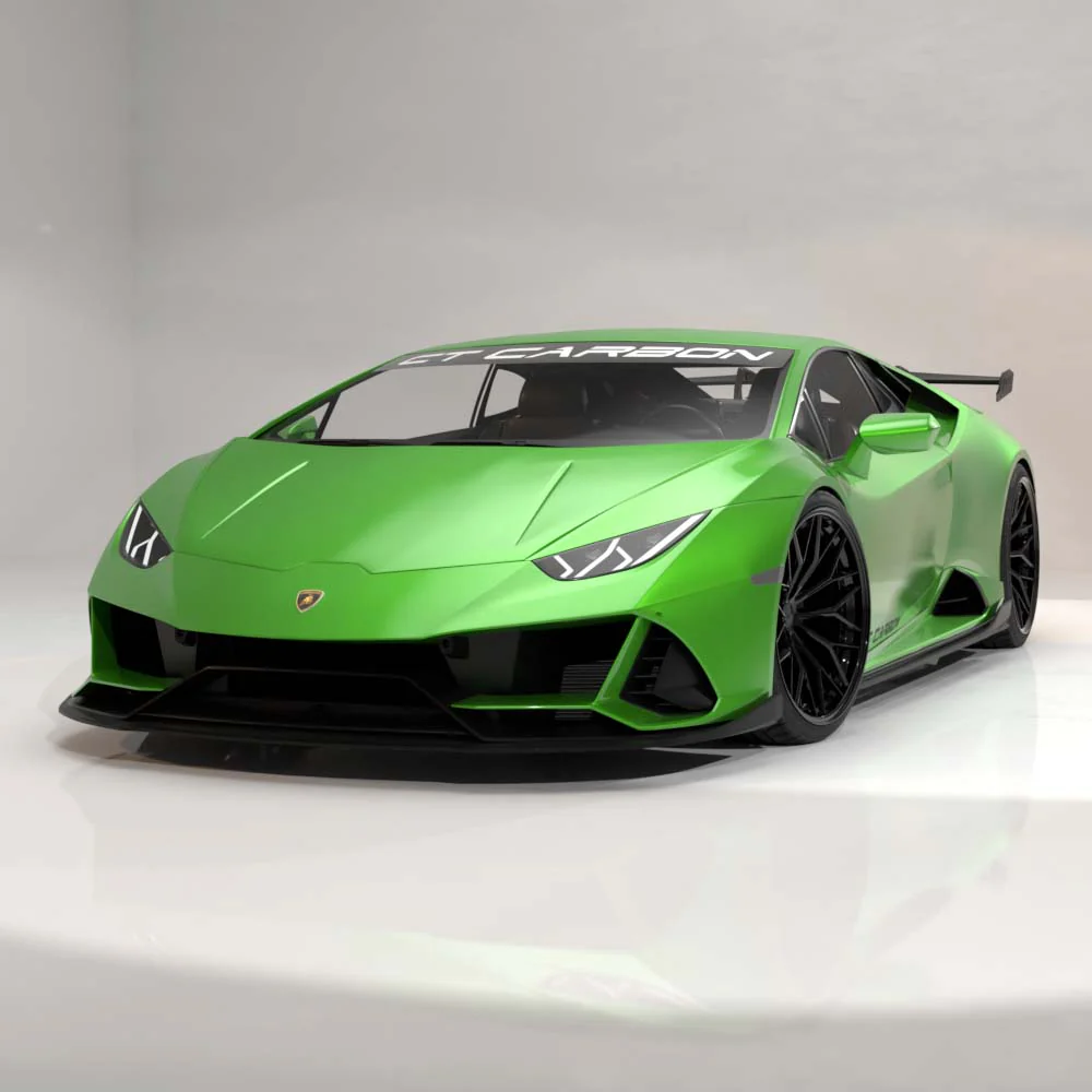 LAMBORGHINI HURACAN EVO 2019-2023 CARBON FIBRE SIDE SKIRTS - CT DESIGN - Image 7