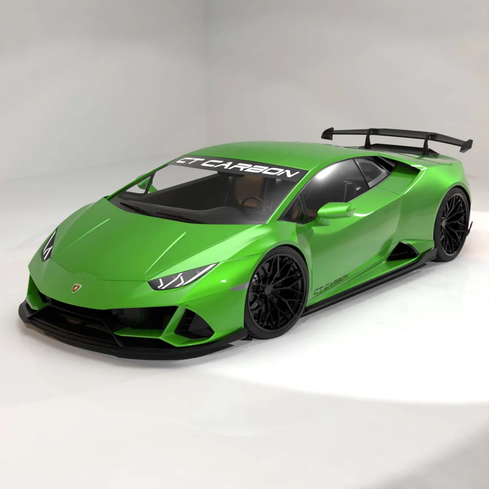 LAMBORGHINI HURACAN EVO 2019-2023 CARBON FIBRE SIDE SKIRTS - CT DESIGN - Image 6