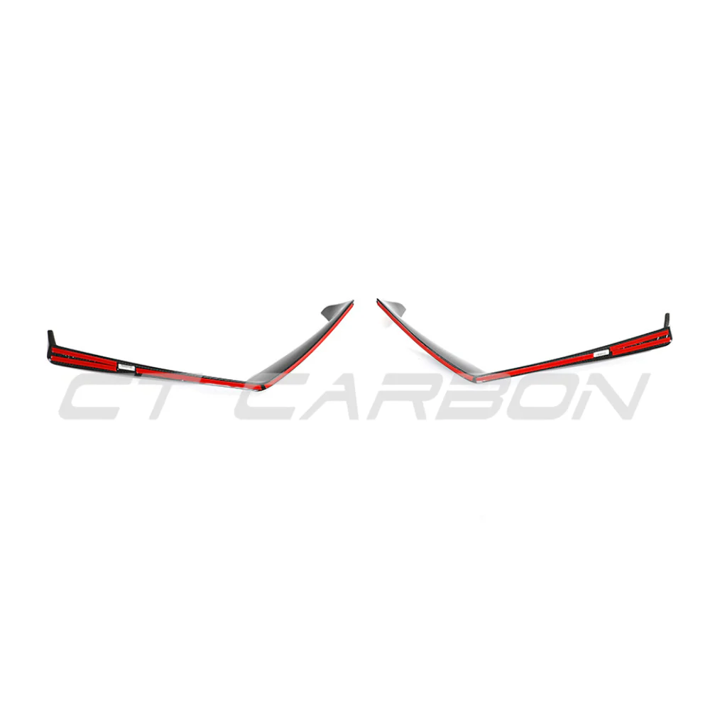 LAMBORGHINI HURACAN LP-610 CARBON FIBRE FRONT BUMPER TRIM - CT DESIGN - Image 10