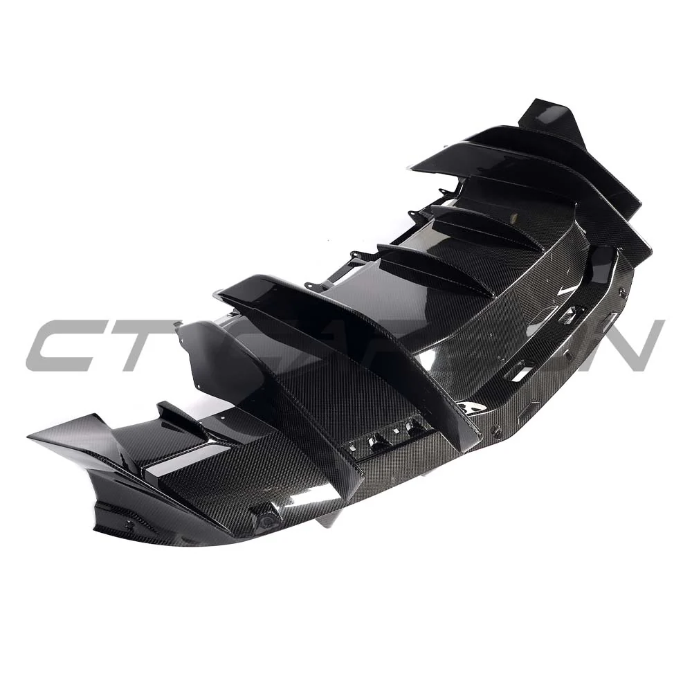 LAMBORGHINI REVUELTO CARBON FIBRE REAR DIFFUSER - CT DESIGN - Image 9