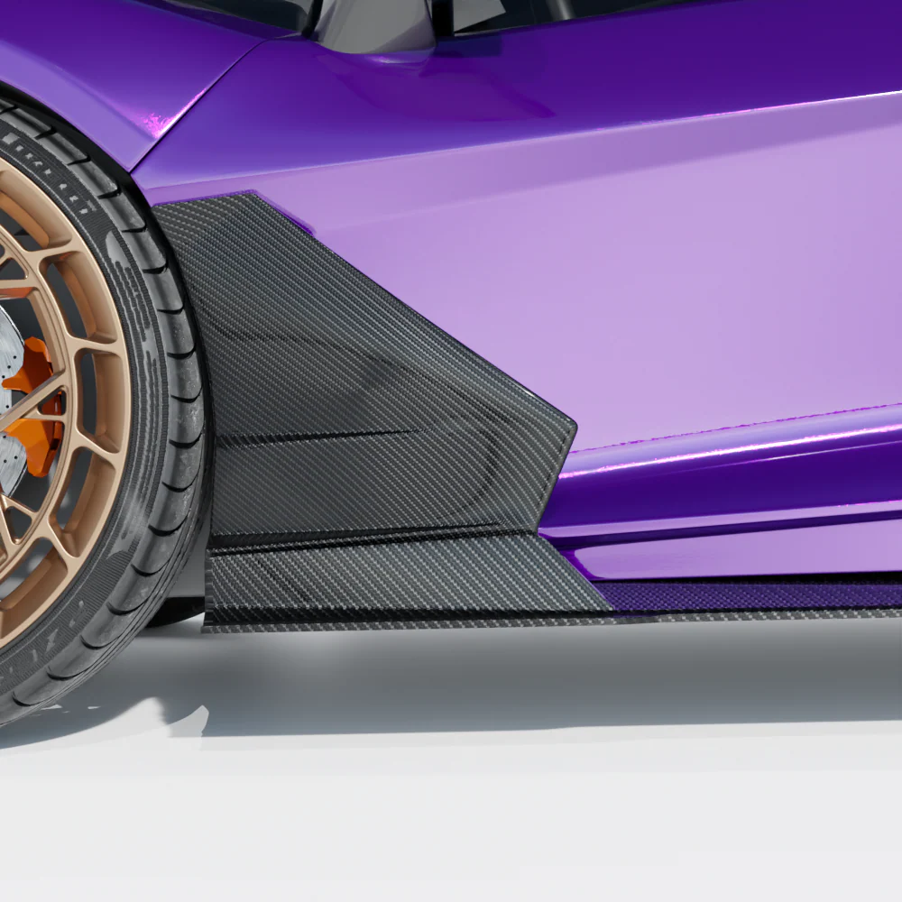 LAMBORGHINI REVUELTO MATTE CARBON FIBRE DOOR TRIM - CT DESIGN - Image 4
