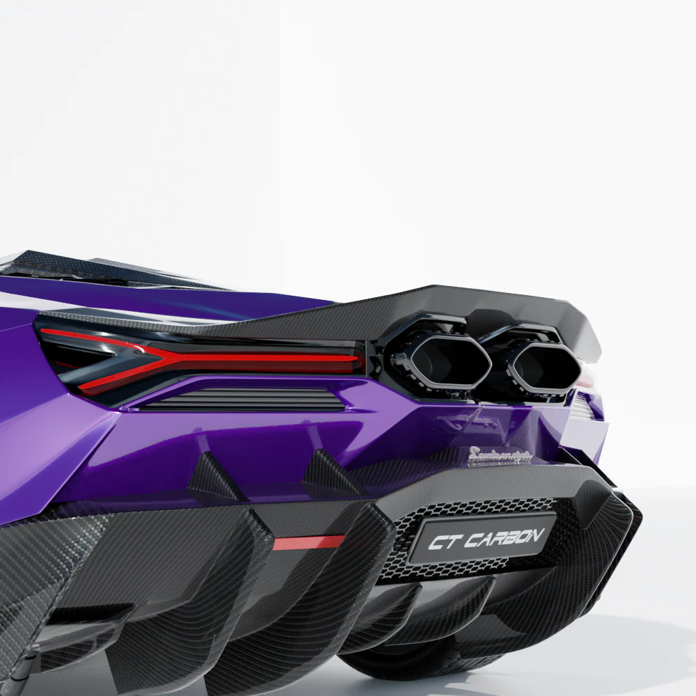 LAMBORGHINI REVUELTO MATTE CARBON FIBRE SPOILER - CT DESIGN - Image 2