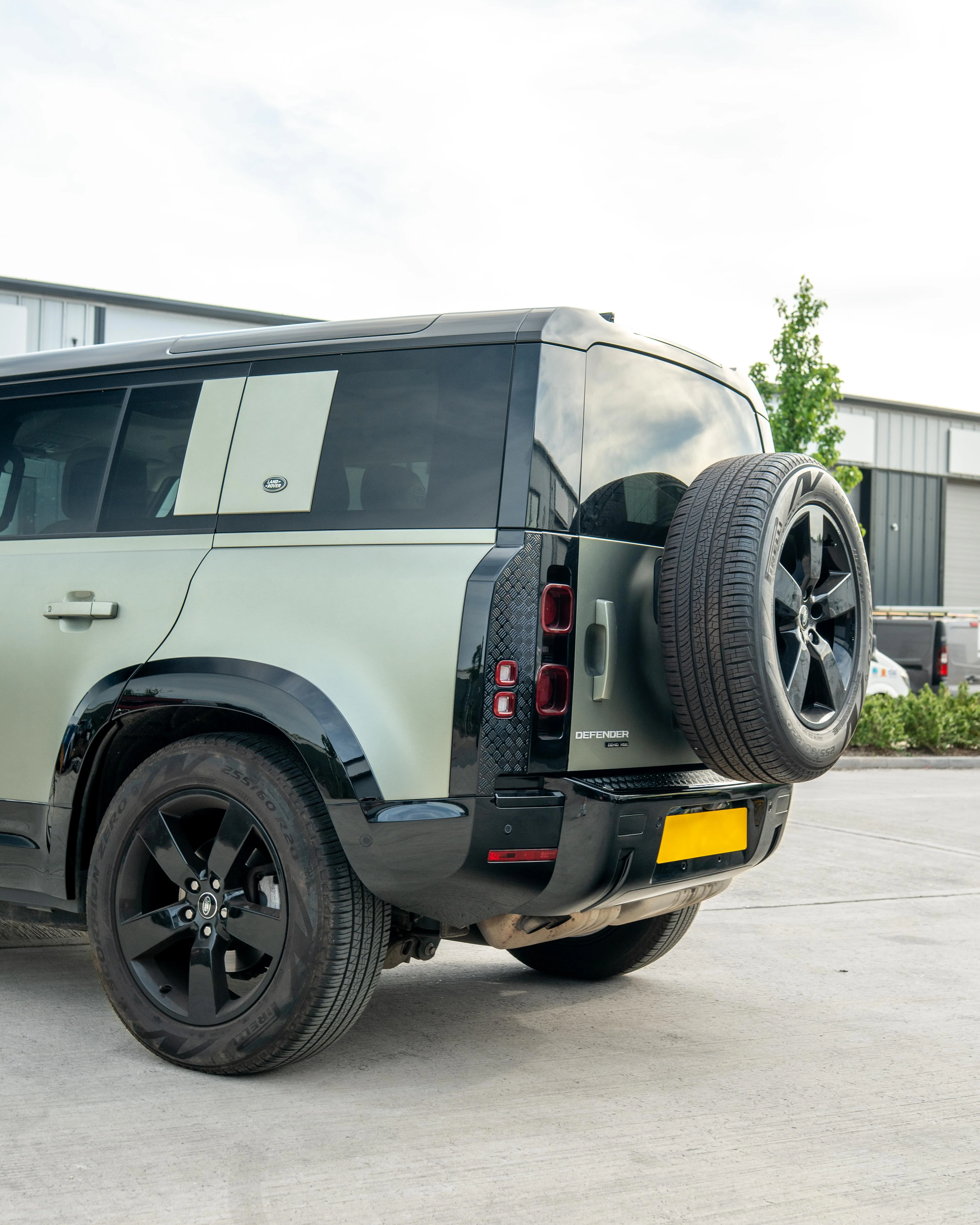 LAND ROVER DEFENDER L663 110 GLOSS BLACK ANTI SCRATCH TRIM SET - Image 13