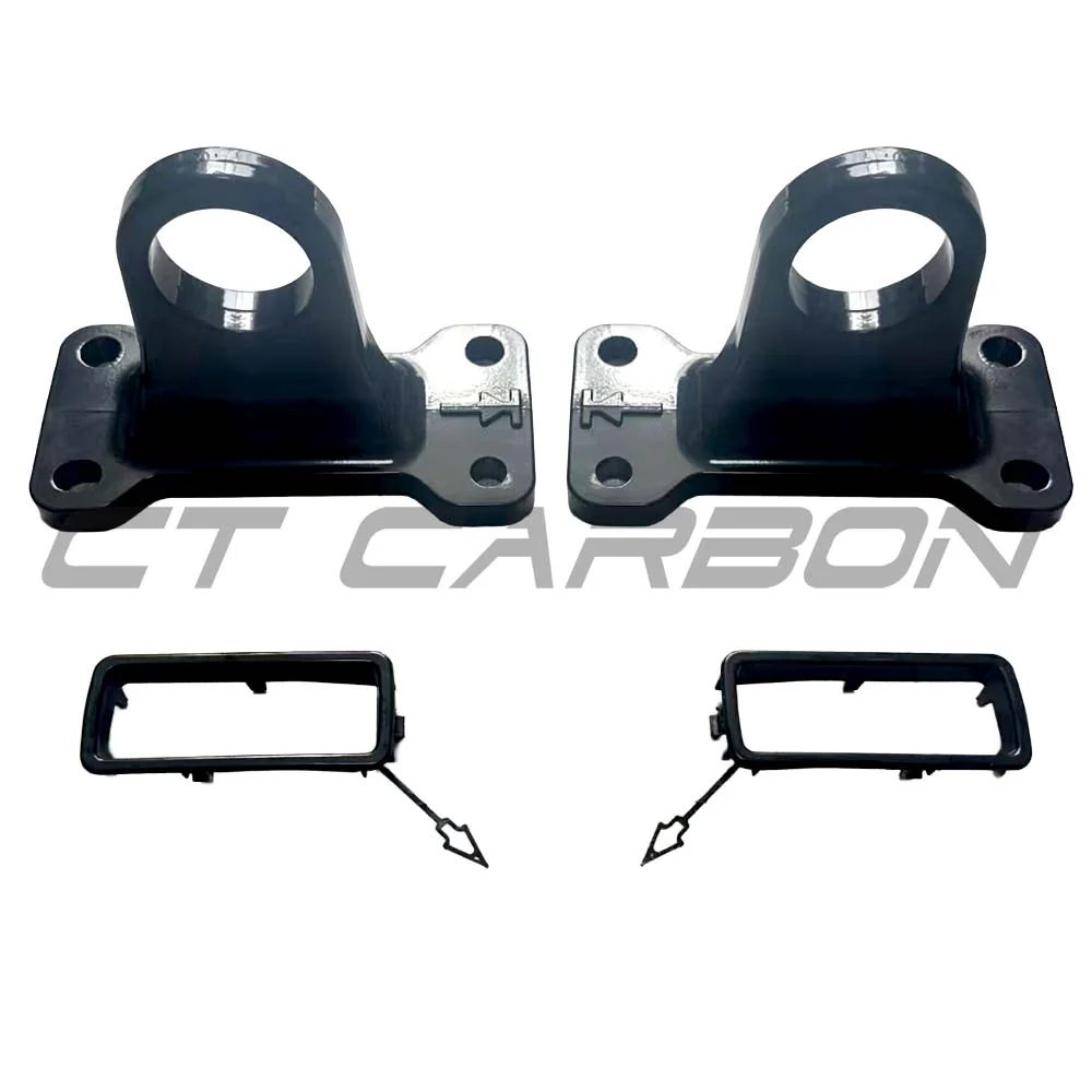 LAND ROVER DEFENDER L663 90/110/130 BLACK ALUMINIUM TOW HOOKS - V1 - Image 2