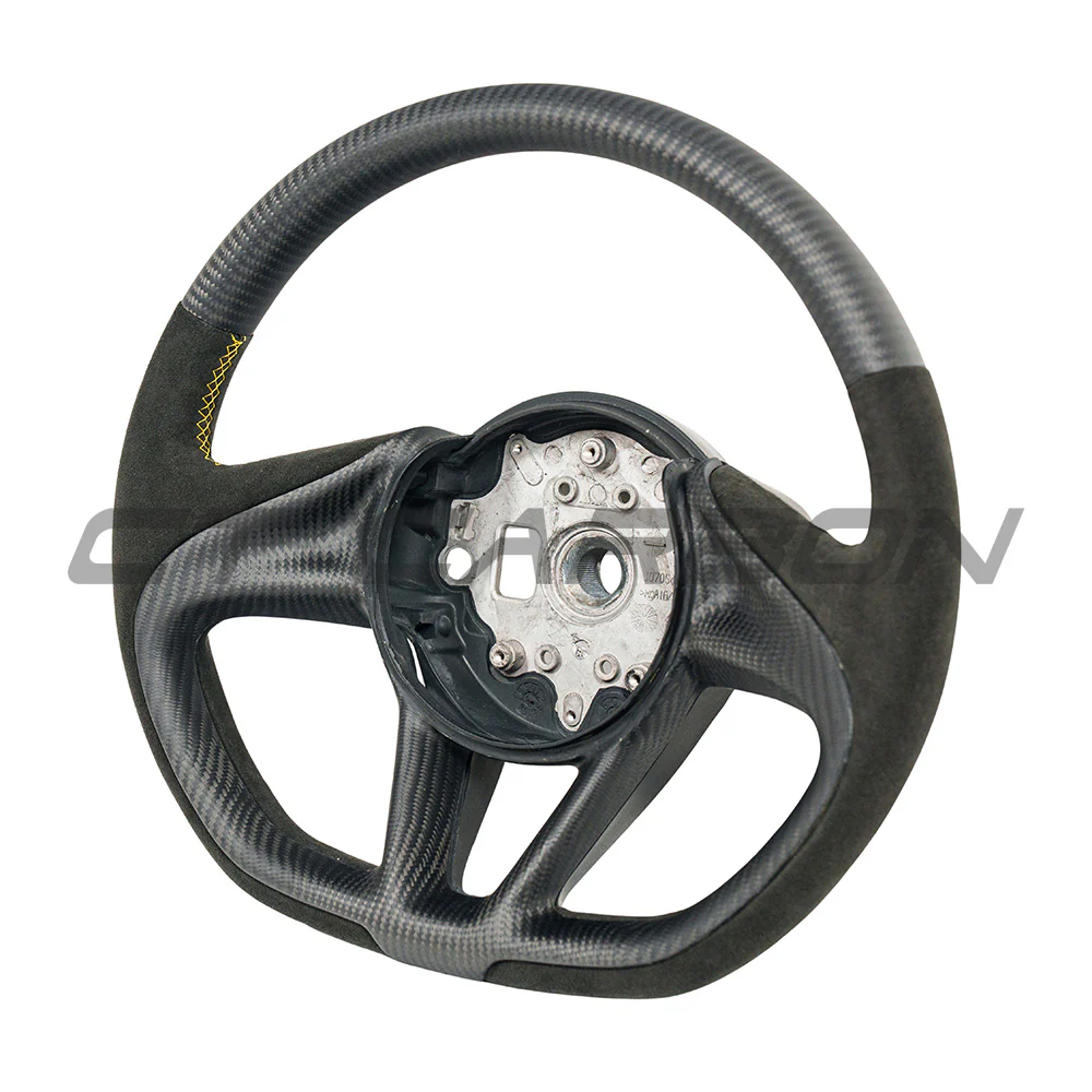 MCLAREN CARBON FIBRE & ALCANTARA CUSTOM STEERING WHEEL - Image 3