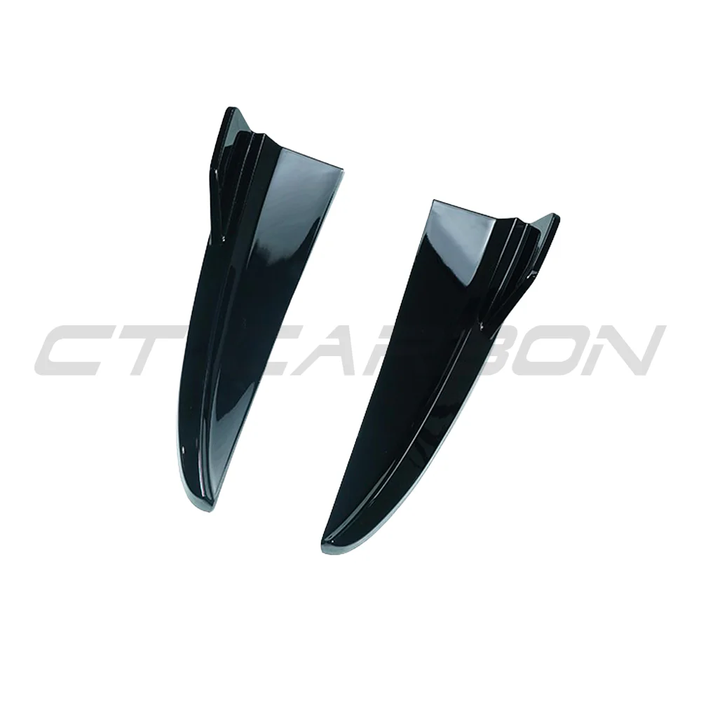 MERCEDES C43 & C CLASS COUPE/CONVERTIBLE W205 2014-2021 GLOSS BLACK REAR BUMPER CORNERS - Image 3