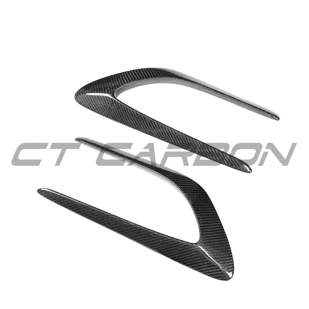 MERCEDES C63/C63S W205 COUPE CARBON FIBRE WING TRIMS - Image 4