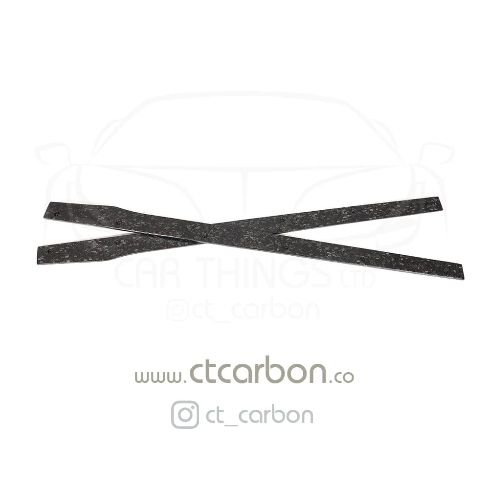 MERCEDES C63/C63S W205 COUPE & SALOON FORGED CARBON FIBRE SIDE SKIRTS - V2 - Image 13