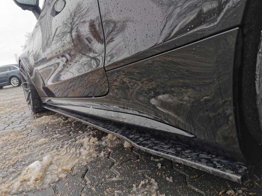 MERCEDES C63/C63S W205 COUPE & SALOON FORGED CARBON FIBRE SIDE SKIRTS - V2 - Image 2