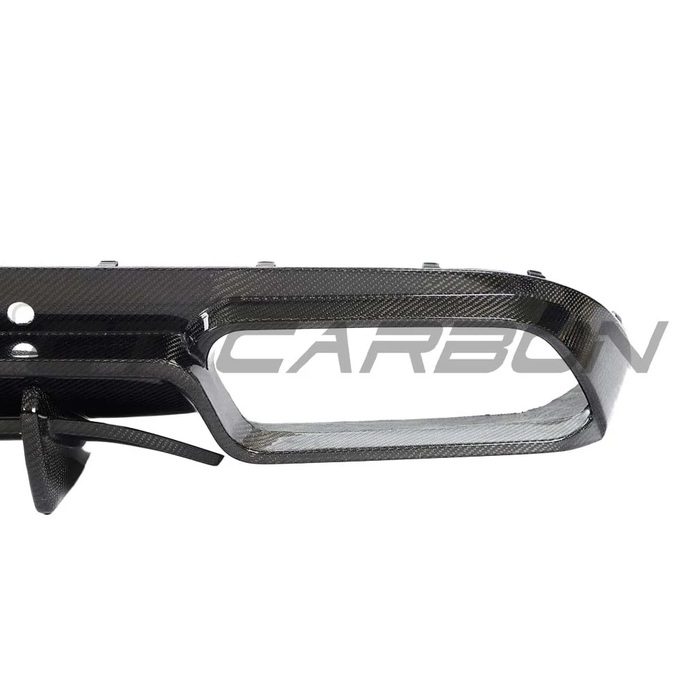 MERCEDES W205 C63 FACELIFT COUPE/CONVERTIBLE 2DR CARBON FIBRE DIFFUSER V2 - CT DESIGN - Image 9