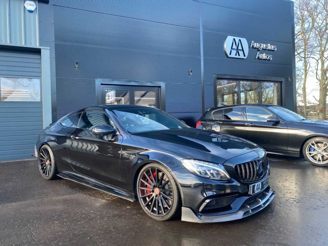 MERCEDES C63 W205 2015-2018 PRE-FACELIFT COUPE FULL CARBON FIBRE KIT - V1 - Image 2