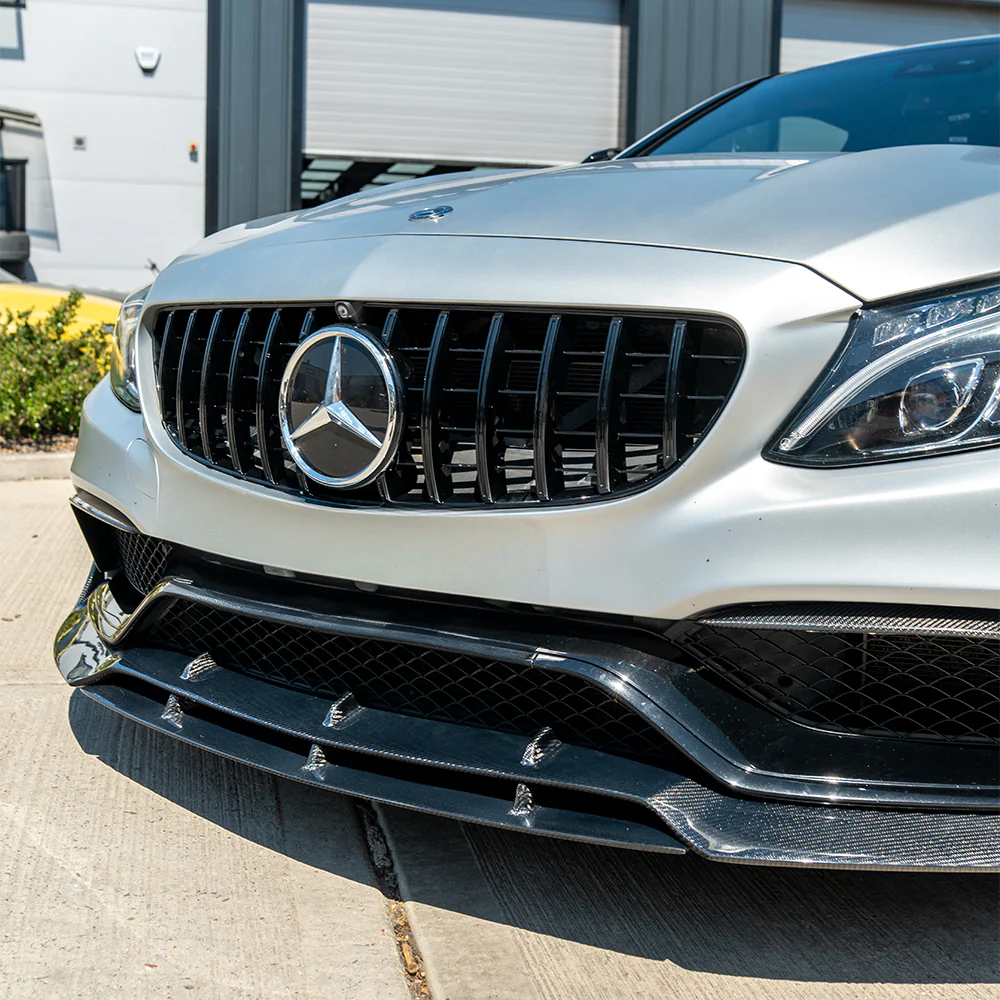 MERCEDES C63 W205 COUPE CARBON FIBRE SPLITTER - V2 - Image 3