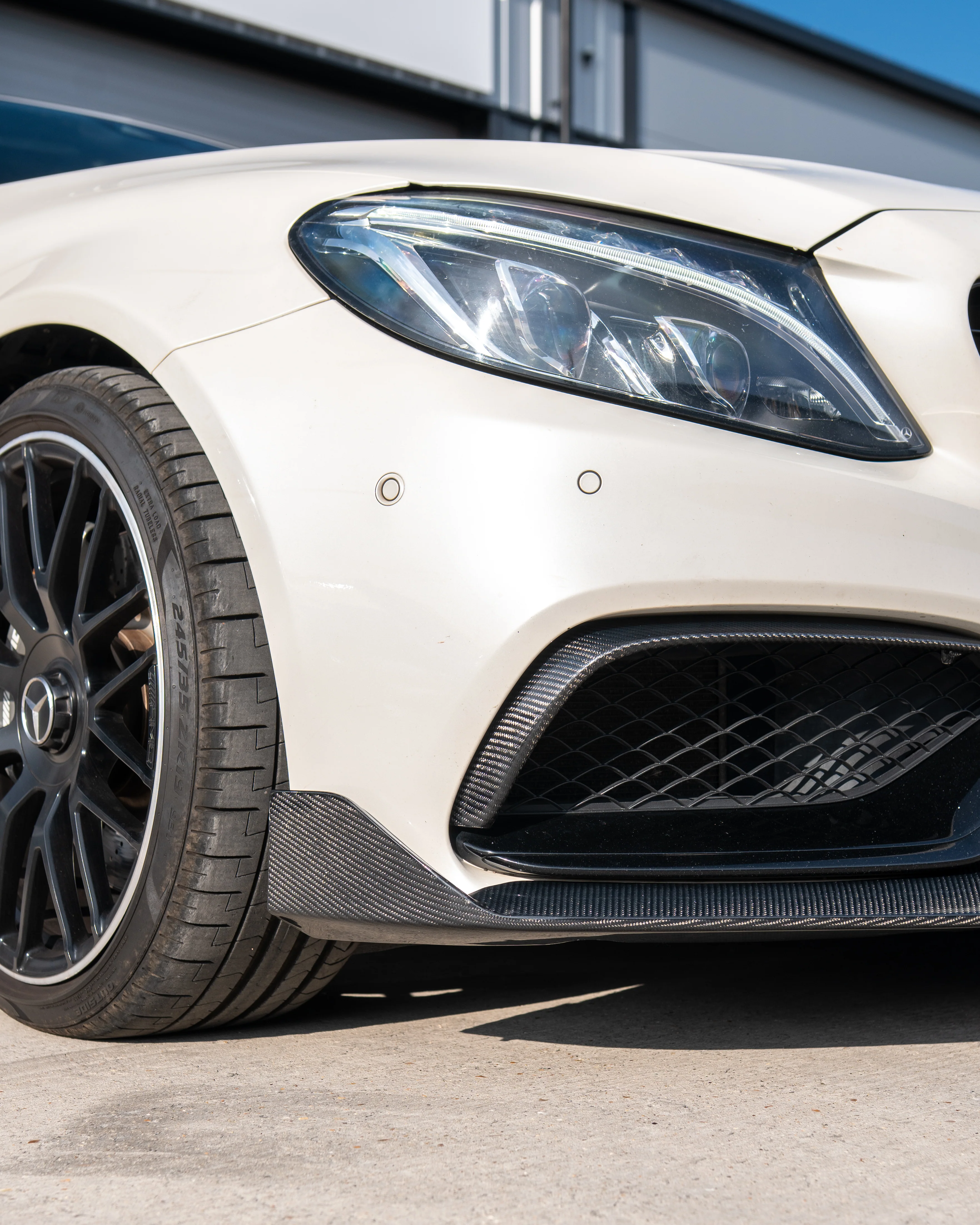 MERCEDES C63 W205 SALOON/ESTATE CARBON FIBRE SPLITTER - V1 - Image 5