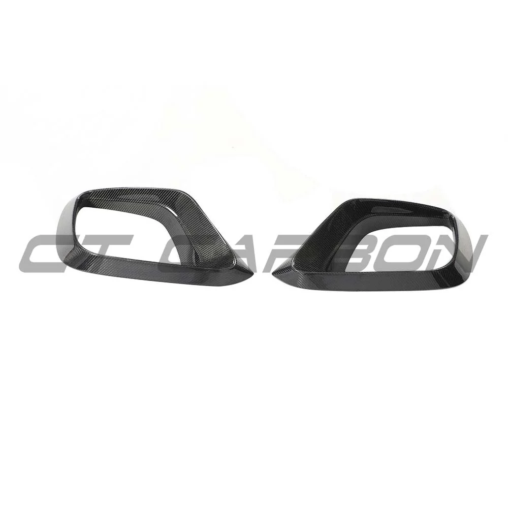 MERCEDES E-CLASS W213/S213 E63 AMG 2016-2020 CARBON FIBRE FRONT BUMPER AIR INTAKES - Image 4