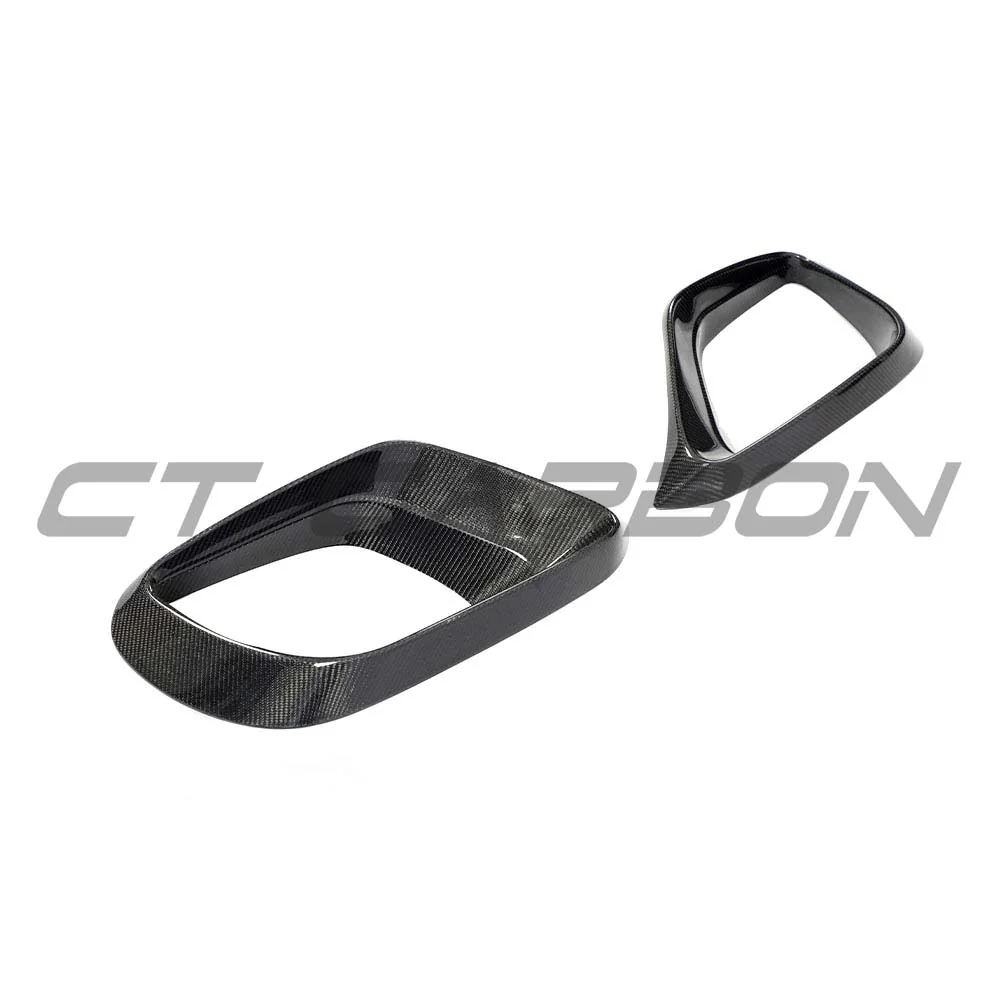 MERCEDES E-CLASS W213/S213 E63 AMG 2016-2020 CARBON FIBRE FRONT BUMPER AIR INTAKES - Image 6