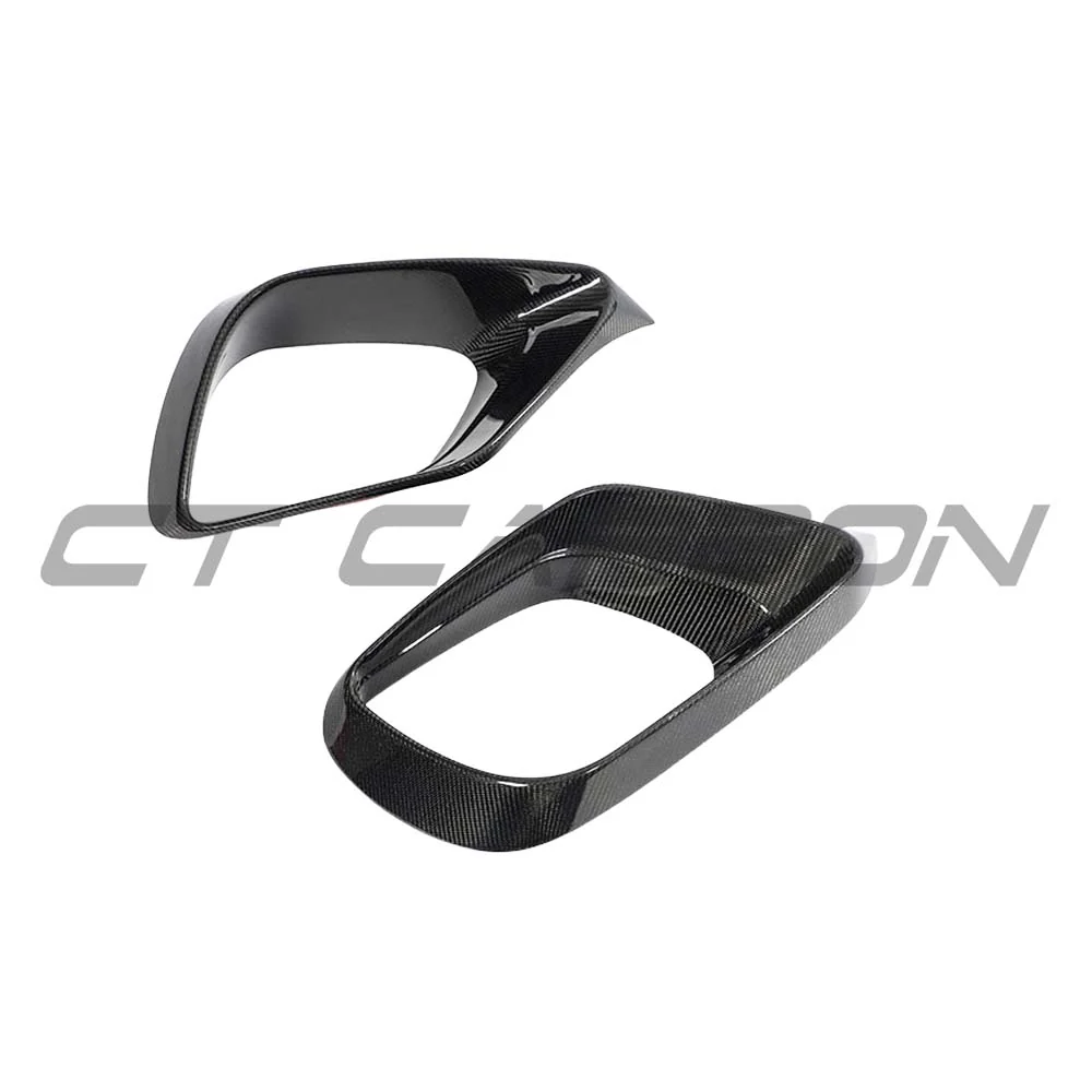 MERCEDES E-CLASS W213/S213 E63 AMG 2016-2020 CARBON FIBRE FRONT BUMPER AIR INTAKES - Image 7