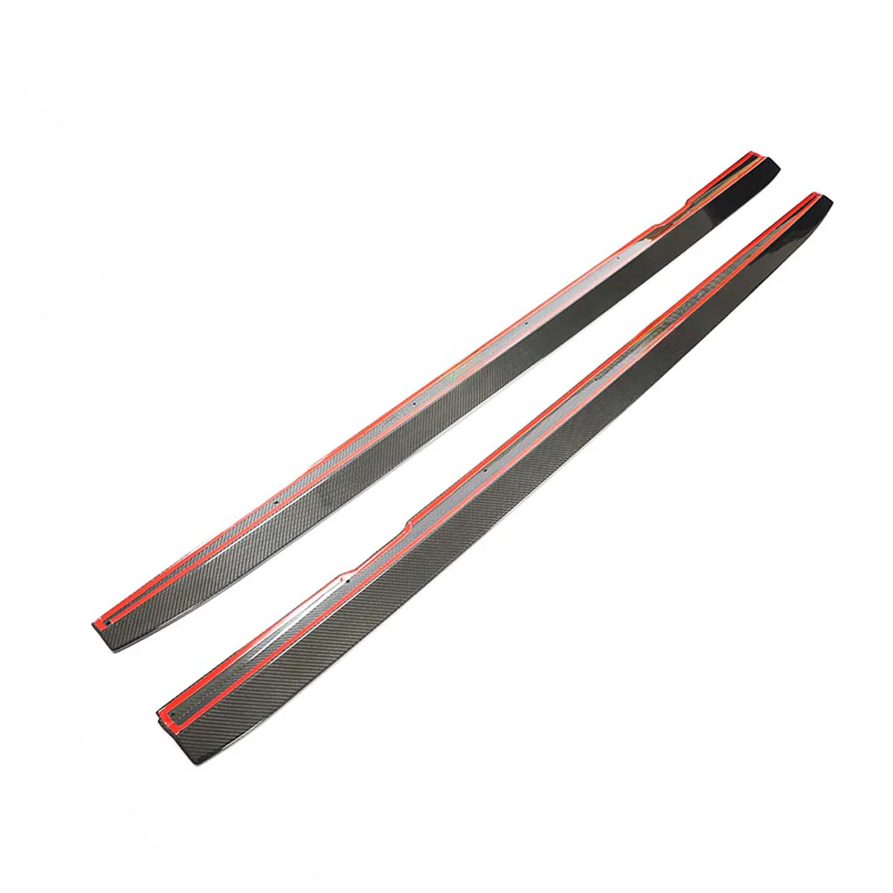MERCEDES E63 W213 2018-2020 PRE-FACELIFT CARBON FIBRE SIDE SKIRTS - CT DESIGN