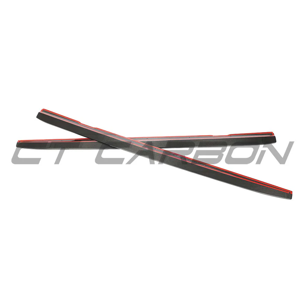 MERCEDES E63 W213 2018-2020 PRE-FACELIFT CARBON FIBRE SIDE SKIRTS - CT DESIGN - Image 5