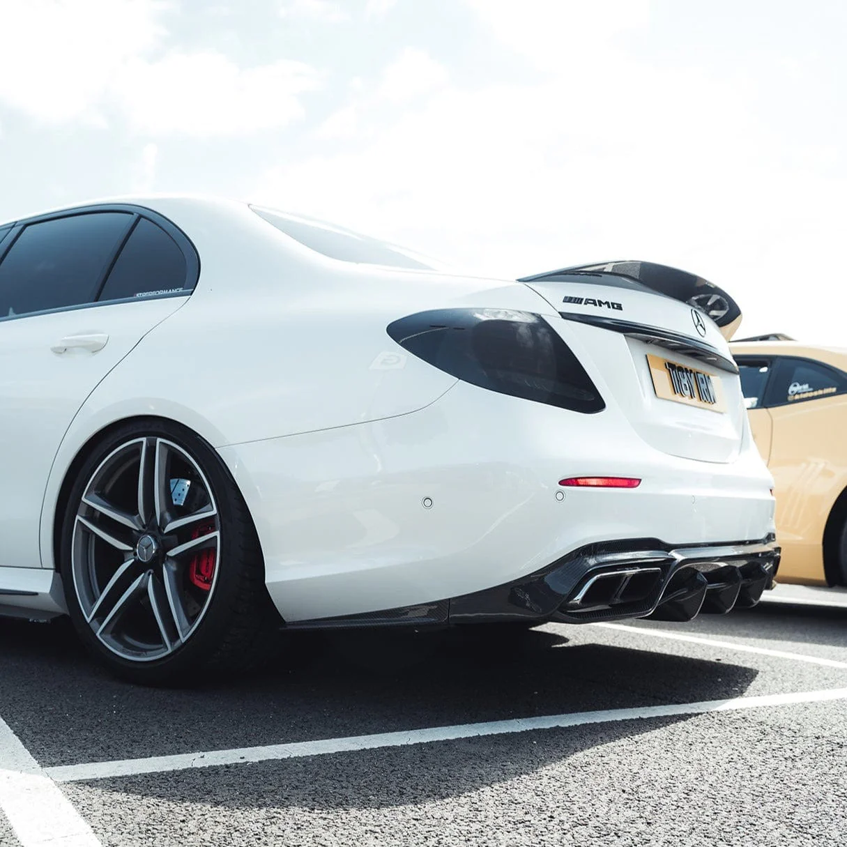 MERCEDES E63 W213 2018-2020 PRE-FACELIFT CARBON FIBRE SPOILER - CT DESIGN - Image 4