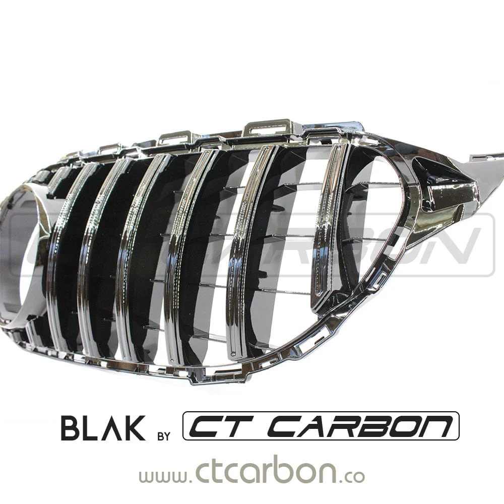 MERCEDES W205 C CLASS 2014-2018 BLACK GRILLE (WITHOUT CAMERA) - Image 6