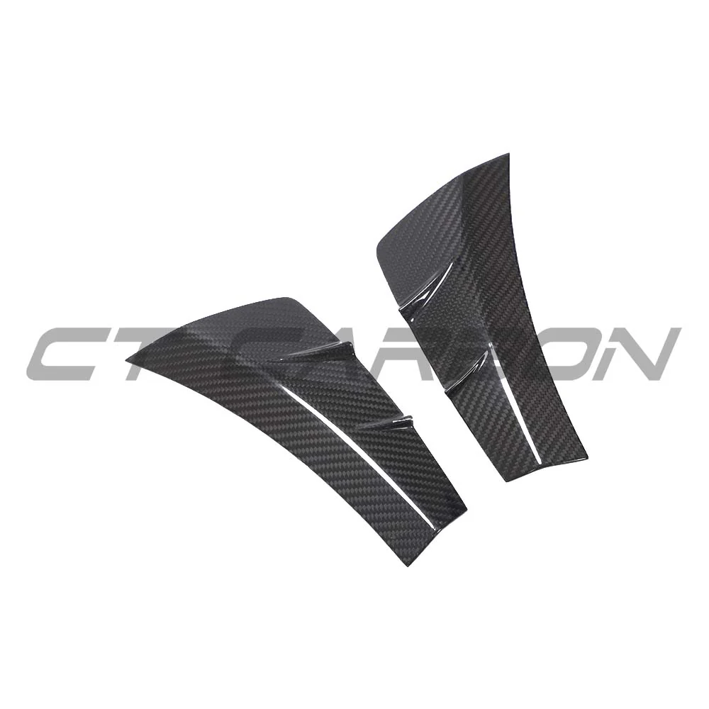 MERCEDES C-CLASS & C43 2019-2021 CARBON FIBRE FRONT BUMPER VENT TRIMS - Image 3