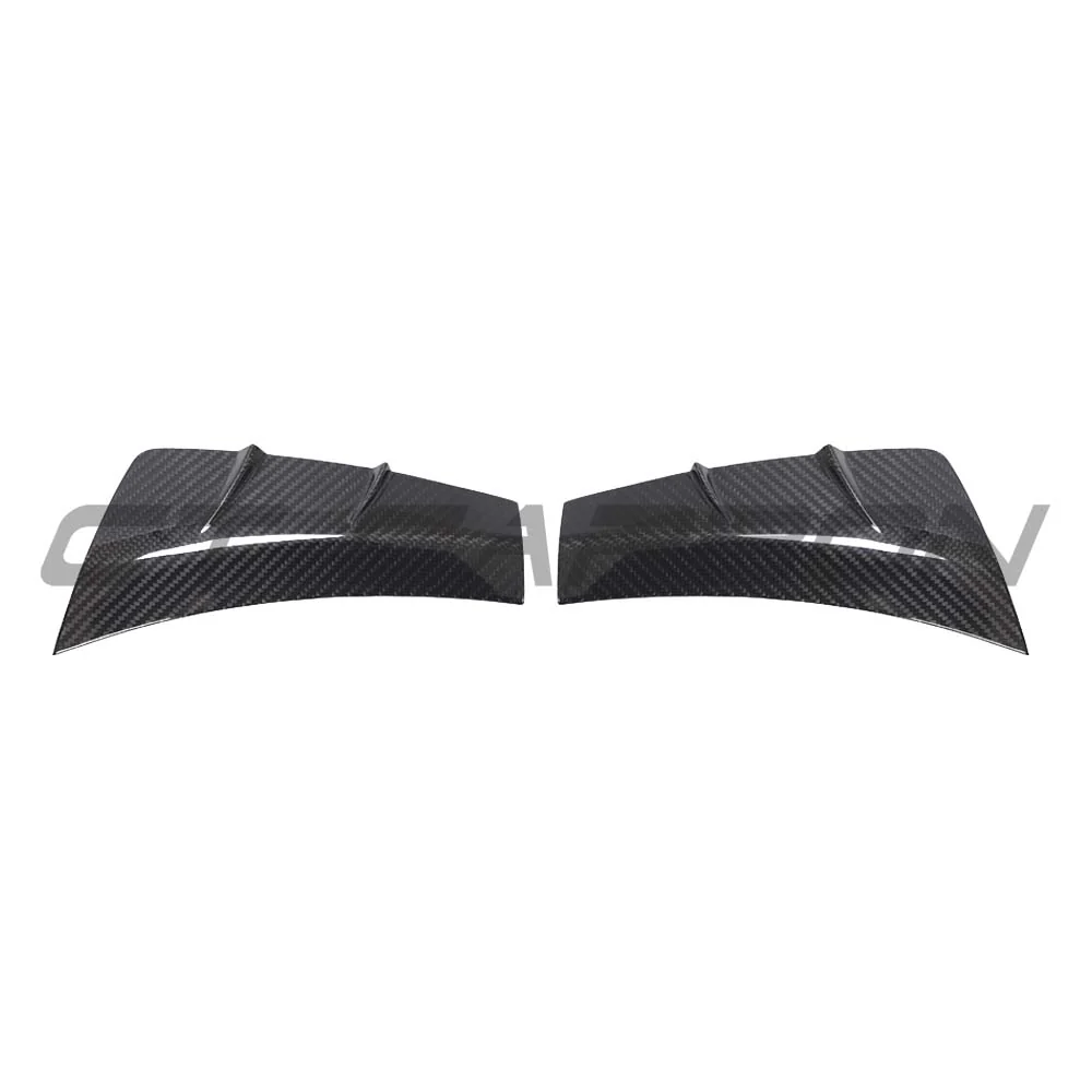 MERCEDES C-CLASS & C43 2019-2021 CARBON FIBRE FRONT BUMPER VENT TRIMS - Image 4