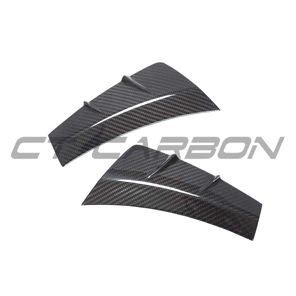 MERCEDES C-CLASS & C43 2019-2021 CARBON FIBRE FRONT BUMPER VENT TRIMS - Image 6