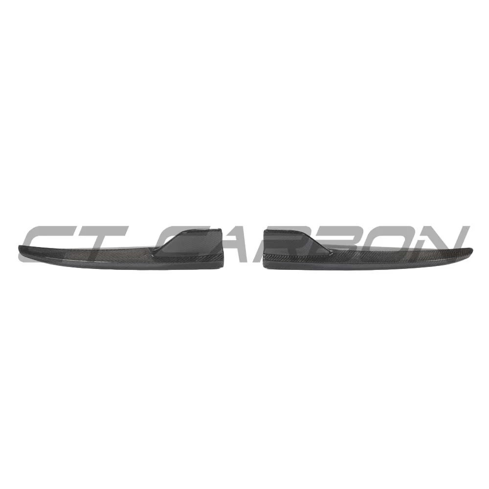 MERCEDES W205 C-CLASS & C63 2015-2018 CARBON FIBRE SPLITTER CORNERS - Image 2