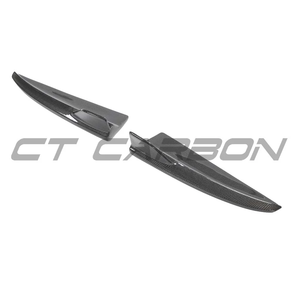 MERCEDES W205 C-CLASS & C63 2015-2018 CARBON FIBRE SPLITTER CORNERS - Image 6