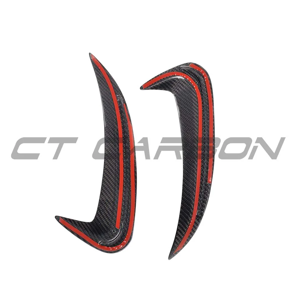 MERCEDES W205 C63 & C43 SALOON REAR BUMPER CARBON FIBRE CANARDS - Image 9