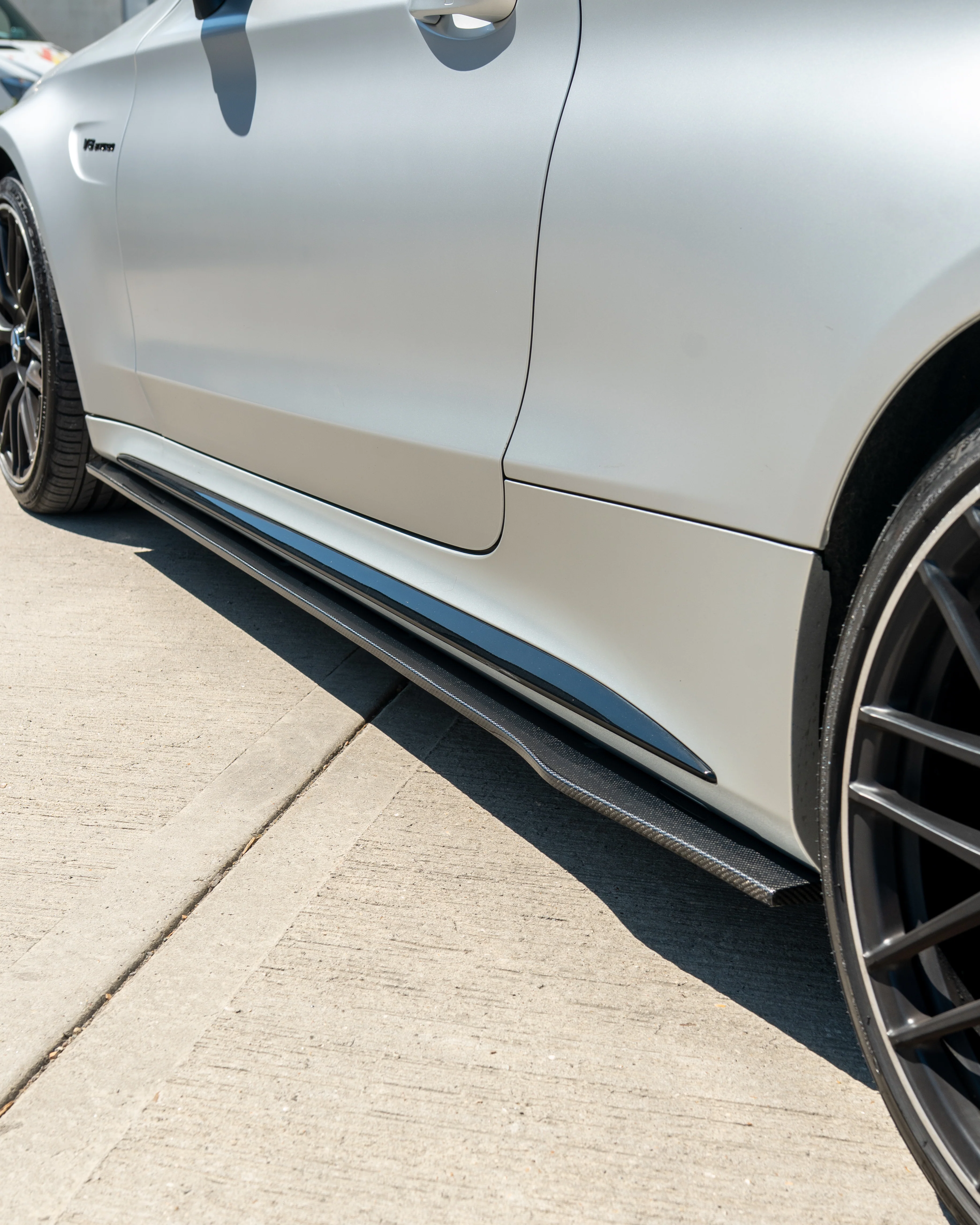 MERCEDES W205 C63 & C63S COUPE 2DR & SALOON 4DR CARBON SIDE SKIRTS - V1 - Image 5
